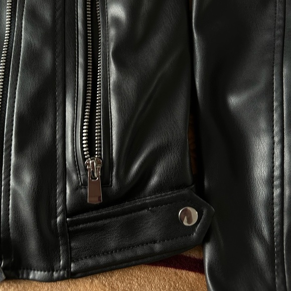 Faux leather moto jacket - Picture 9 of 11